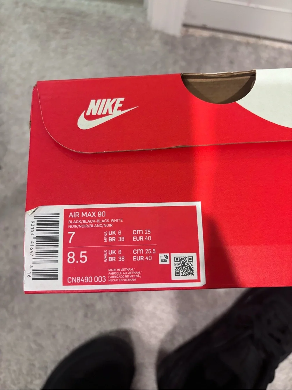 Nike men’s size